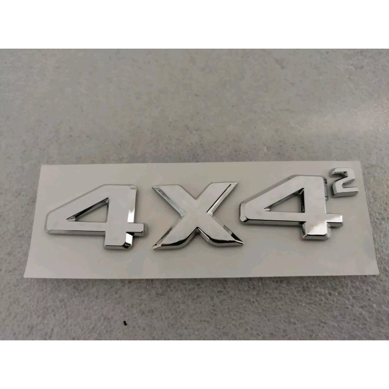 SQUARED 4x4 Squared Trunk Emblem Logo Chrome Tail Badge