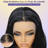 1B/30A Synthetic Lace Front Wig 28 Inch Long Wavy Natural
