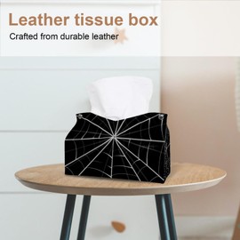 2 Pack Tissue Box Cover Holder, Under Water Fishes in Ocean Sea Tropical. Rectangle Leather Tissue Case, Decorative Organizer for Tabletop, Bathroom, Car, Office