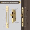 Knobonly Keyed Patio Sliding Door Handle Set, Replacement Slider Handle