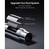 4 to 5 Inch Exhaust Elbow with Clamp, 4" Inlet