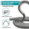 TOMOON 12Ft Universal Washing Machine Drain Hose Flexible Extension Hose