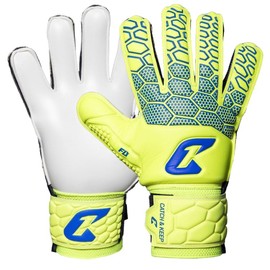 CATCH & KEEP Fly Kids Goalkeeper Gloves - Premium Football Gloves for Kids with Strong, Durable Dragon Grip - Perfect Fit for Boys Goalkeepers, Extra Protection & Easy to Put On