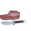 CARL THOMAS LEATHERS Cross draw. Hand Fixed Blade Knife Sheath,