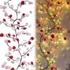 Rose LED Tree Branch Lights for Wall,Rose Blossom Willow Vine