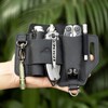 Topstache Leather Multitool Sheath,EDC Belt Organizer for Work and Daily