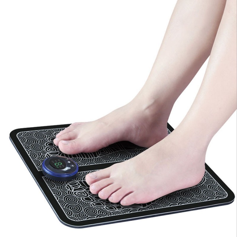 Pulse Electric Leg Feet EMS Massager Intelligent Massage Pad Cushion