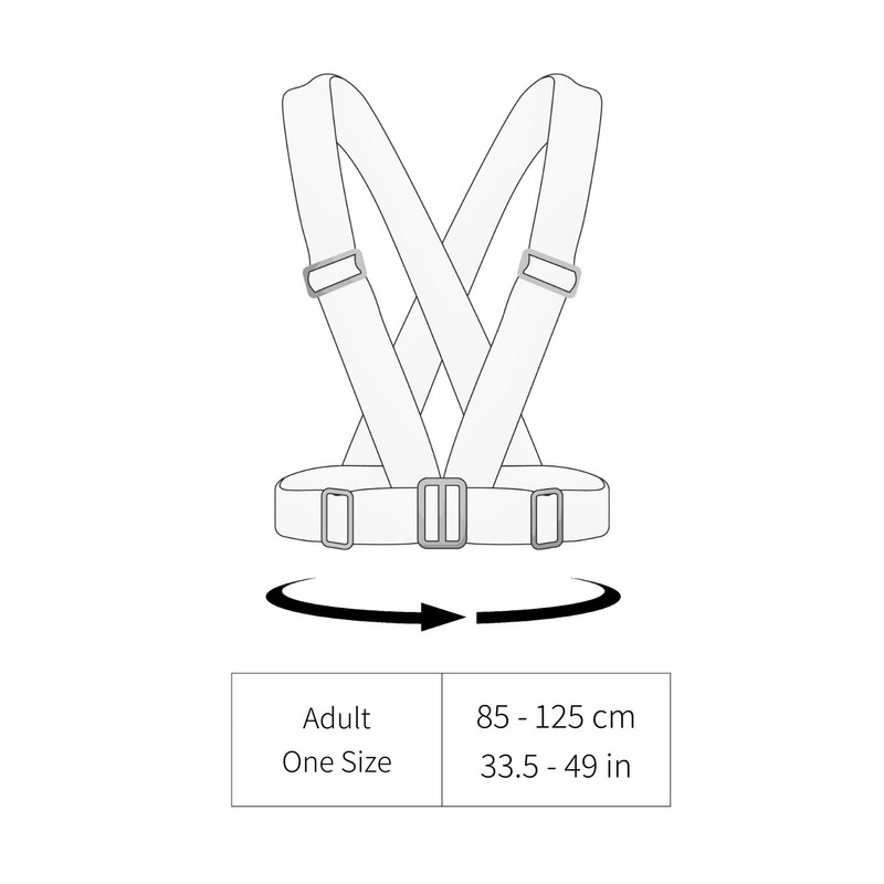 Salzmann Reflective High Visibility Vest with Adjustable Straps - Perfect