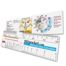 EKG Heart Rate Calculator Ruler