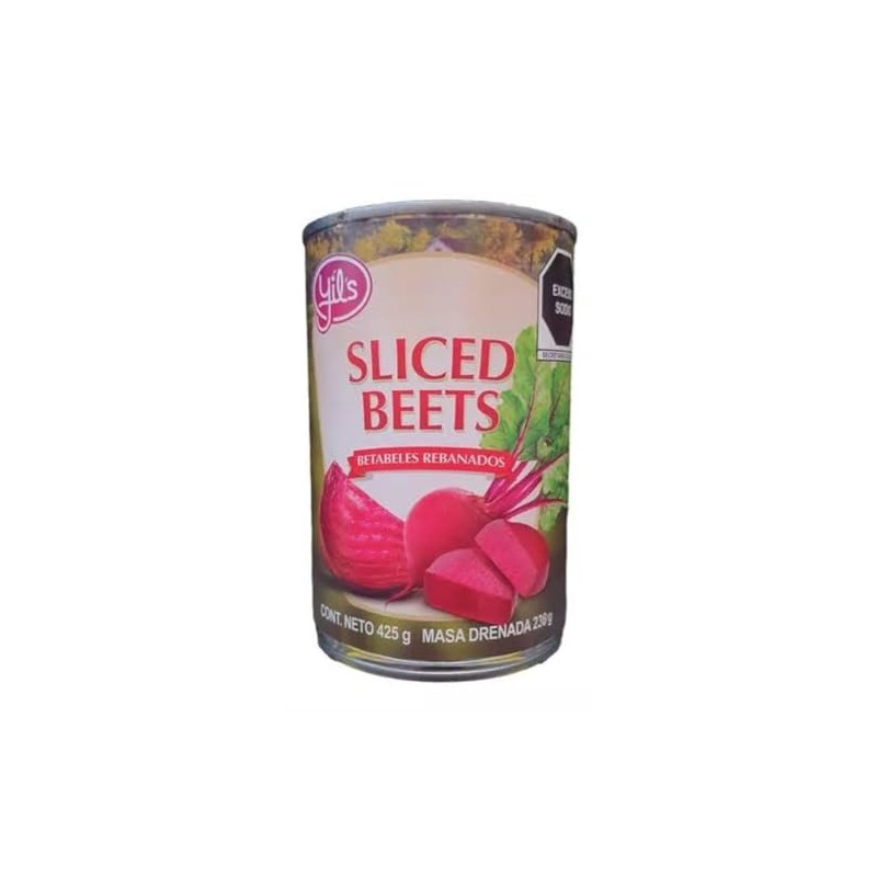 Yil's Sliced Beets Betabeles Rebanados 425g