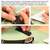 Watch Strap Spring Bars Pins, 8PCS Double Flanged Replacemant Bar,
