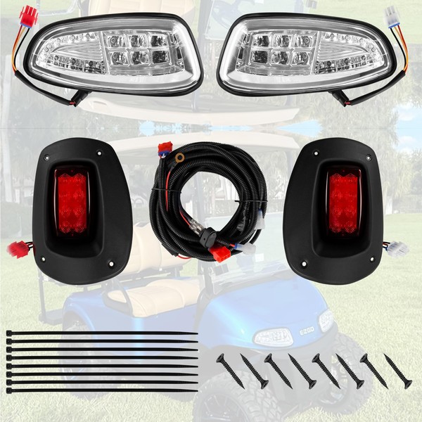 Drive-up Golf Cart Light Kit for EZGO RXV 2008-2015 Moldes,