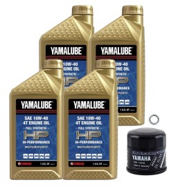 Yamaha 2021-2025 Yamaha Tracer 9 / GT Oil Change Kit Yamalube 10w40 Full Synthetic Oil