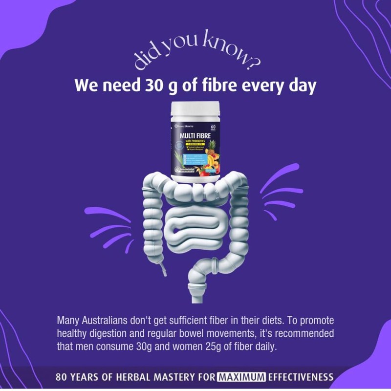 Henry Blooms Multi-Fibre with Probiotics Tropical Flavour 300 g