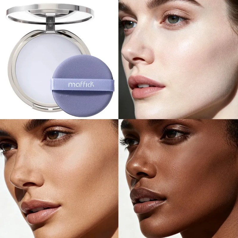 V Base De Maquillaje Líquida Y Polvo Compacto Facial A
