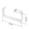 Vent Systems 2 Pack 110 x 55mm Plastic Wall Mount