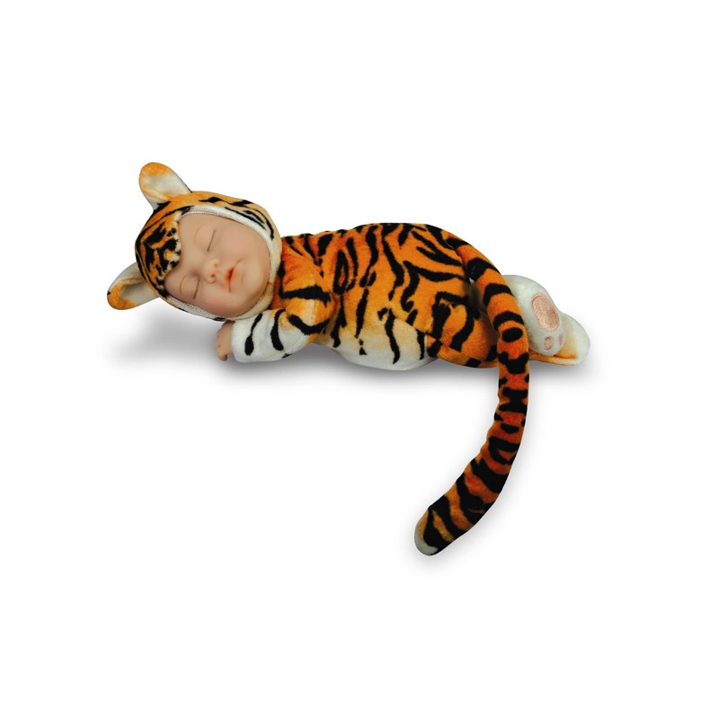 ANNE GEDDES Baby Tiger Bean Filled Soft Doll