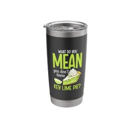 Key Lime Pie Dessert Blood Type Florida Pie Recipe Baking Stainless Steel Insulated Tumbler