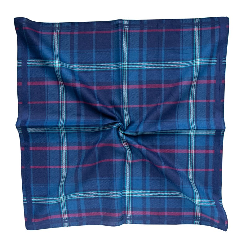 BonjourMrsMr Men's Handkerchies Soft Cotton Hanky Pocket Square Size 17inch