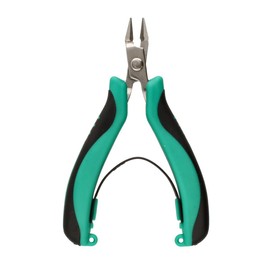 The Beadsmith Side Cutter Tool – Micro Grip Series – 4.5 inches (114mm) – Comfortable Handle with Spring Action Design, Fine Polished Stainless-Steel Head, Quality Tool for Jewelry Making