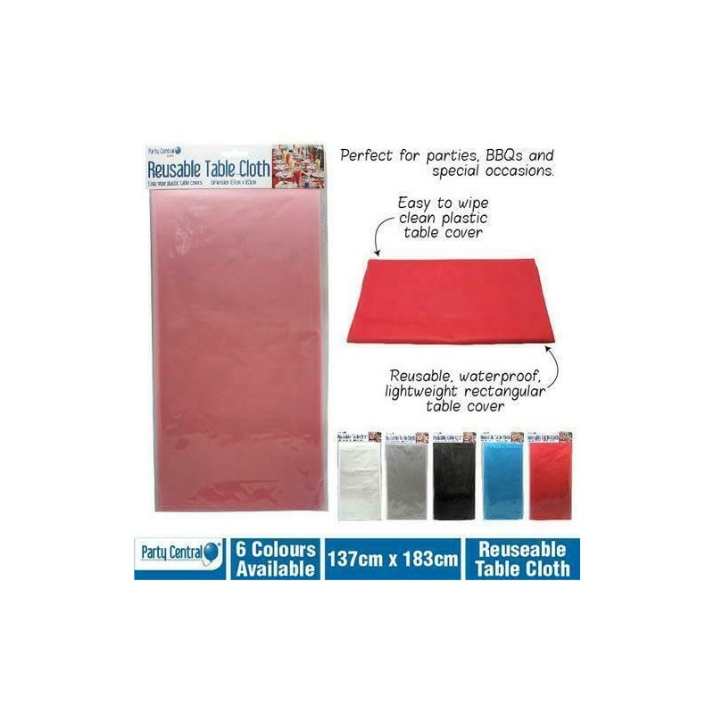TooToo 1PK Wedding Party Table Cover Cloth Plastic Table Cloth