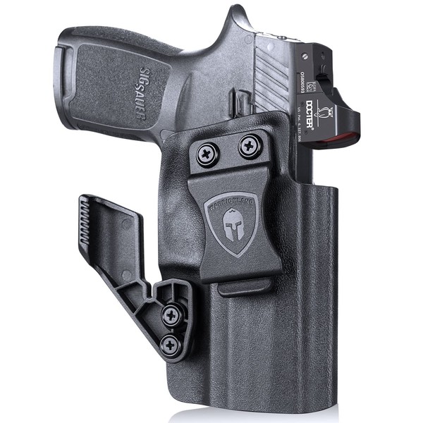 Sig P320 Holster IWB Kydex w/Claw & Optics Cut: Sig Sauer P320 Full Size / P320 M17 Pistol, Inside Waistband Holster Concealed Carry, Adj. Posi-Click Retention & Cant, Right Hand