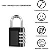 IDEALUX Padlock Combination Locks, 1 Piece, Locks with Combination Code,