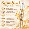 Suero Para Ojos Retinol Colágeno Cafeína Péptidos 15ml 2pcs