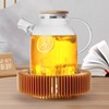 Teapot Warmer Base with Hollow Frame Design, Made of Aluminum