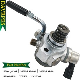 DAVRPES 16790-5J6-A01 High Pressure Fuel Pump Replacement for Acura RLX 14-17 MDX 16-17 TLX 15-17, for Honda Pilot 16-17 Ridgeline 2017 3.5L-V6 Replace#16790-5J6-305｜16790-R9P-A01｜16790-R9S-A01