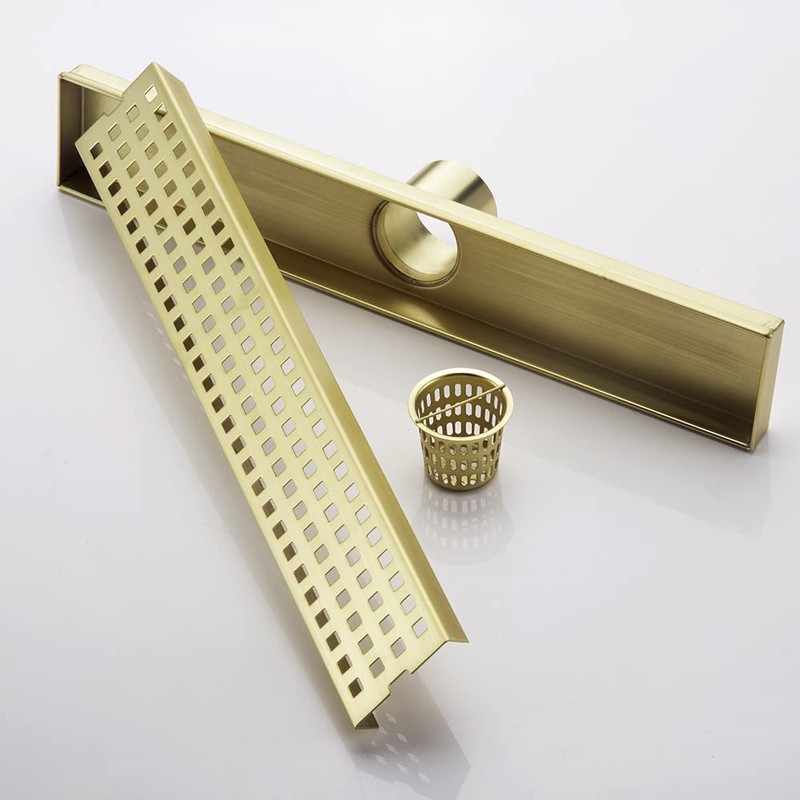 16 Inch Linear Bathroom Shower Rectangular Floor Drain New Type