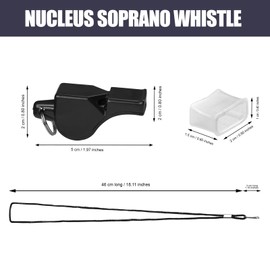 AOOTUERL Professionelle Trainingspfeife Coach, klassische Schiedsrichterpfeife mit Umhängeband, stark/scharf, für Trainer/Schiedsrichter/Fußball/Basketball/Outdoor-Sport