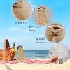 StilvollMao Sun Visor Hats for Women, Straw Sun Hat Wide
