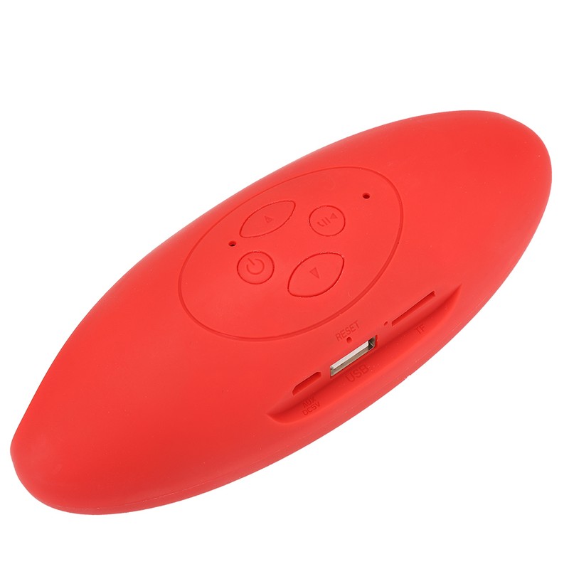 Cool Streamlined Oval Shaped Subwoofer Bluetooth Speaker with FM Function