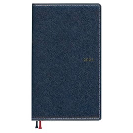Daigo E1697 2025 Schedule Book, Appointment Weekly Left, Navy, Begins December 2024