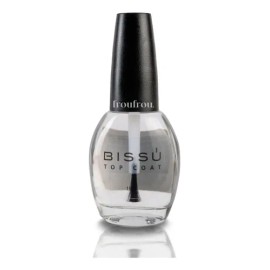 Esmalte Top Coat Bissú Transparente de 15 mL con Secado Rápido