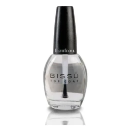 Esmalte Top Coat Bissú Transparente de 15 mL con Secado Rápido