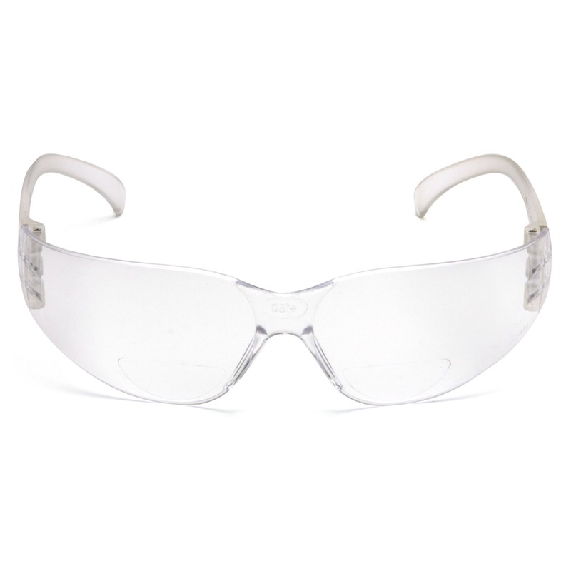Pyramex Safety Intruder Safety Glasses with Readers Lenses + 2.5