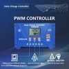 WZRELB 30A PWM Solar Charger Controller 12/24V Auto,Solar Panel Battery