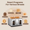 Mecity 4 Slice Toaster with Touch Screen Control, 4 Wide