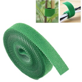 Plant Tape 32 Ft Green Garden Twist Ties for Plants, 13/16 Inch Plant Supports for Climbing Plants, Home and Office