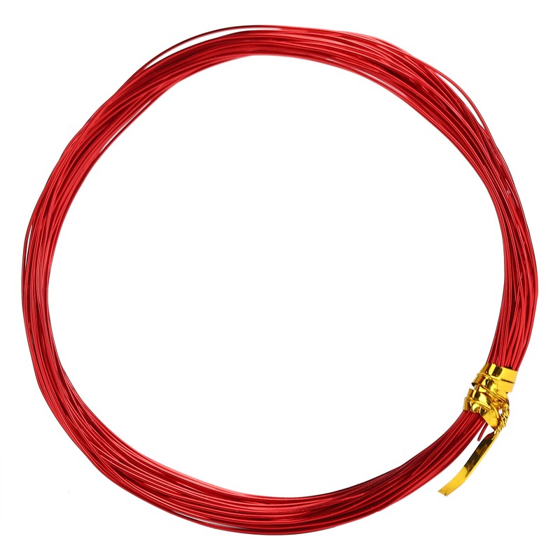 8 Rolls 0.6‑3mm DIY Jewelry Beading Wire Aluminum Craft Wire
