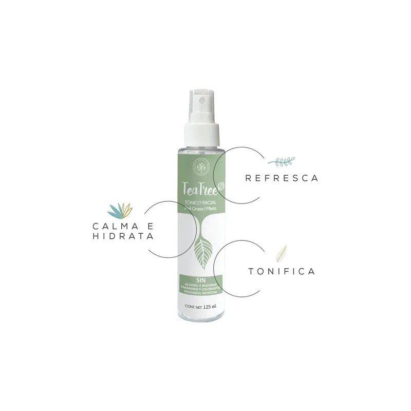 Kit Árbora Cuidado Facial Aceite Almendras Jabón Y Tónico Tea