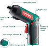 HYCHIKA Electric Screwdriver, 6N.m and 2000mAh 3.6V Cordless Screwdriver with