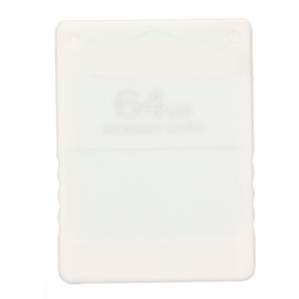 For PS2 Memory Card High Speed 64MB Memory Card Games Accessories Supports FMCB1.966 VersionWhite