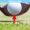 Golf Tees Plastic Driver, 120 Pieces Red Plastic Golf Tees,