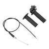 7/8in Twist Throttle Grips with Cable Replacement for CRF KLX