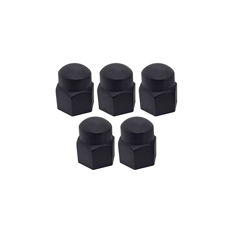 A.A 20 Pack -13/16" Black Nylon Lug Nut Cover Cap