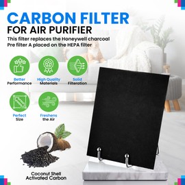 Bagean Activated Carbon Pre Filter Replacement - Compatible with Winix Air Purifier Filter Replacement C545 - Fits Winix Filter S - Air Purifier Filters Absorb Odors and Freshen the Air (8-Pack)