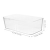 FUNOMOCYA Versatile Acrylic Drawer Organizers Set 3 Trays for Desk